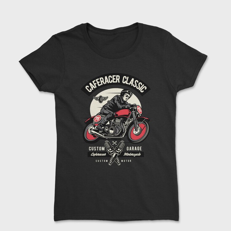 Caferacer Classic Garage, Tricou Femei