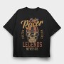 Caferacer Legends, Tricou Oversize Barbati (Unisex)
