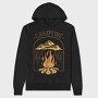 Campfire Mountain Adventure, Hanorac Oversize Barbati (Unisex)