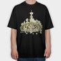 Christmas Chandelier Holly, Tricou Oversize Barbati (Unisex)