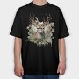 Christmas Deer 2, Tricou Oversize Barbati (Unisex)