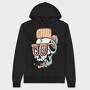 Chill Skull Vibes, Hanorac Oversize Barbati (Unisex)