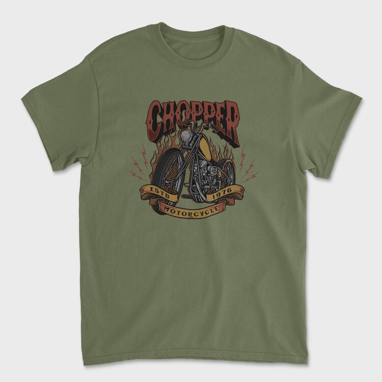 Chopper 1976, Tricou Barbati (Unisex)