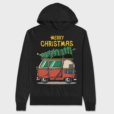 Christmas Van Ride, Hanorac Oversize Barbati (Unisex)
