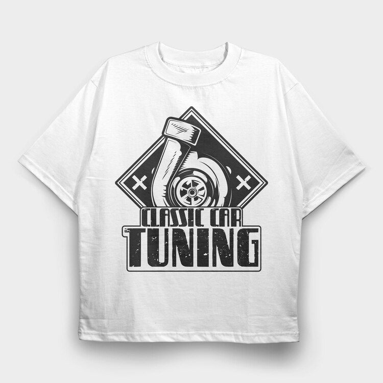 Classic Car Tuning, Tricou Oversize Barbati (Unisex)