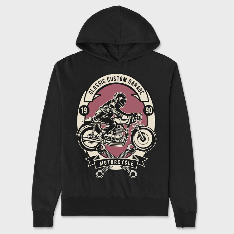 Classic Custom Garage, Hanorac Oversize Barbati (Unisex)