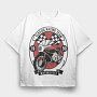 Classic Racing Team, Tricou Oversize Barbati (Unisex)
