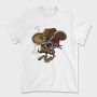 Cowboy Skull, Tricou Barbati (Unisex)