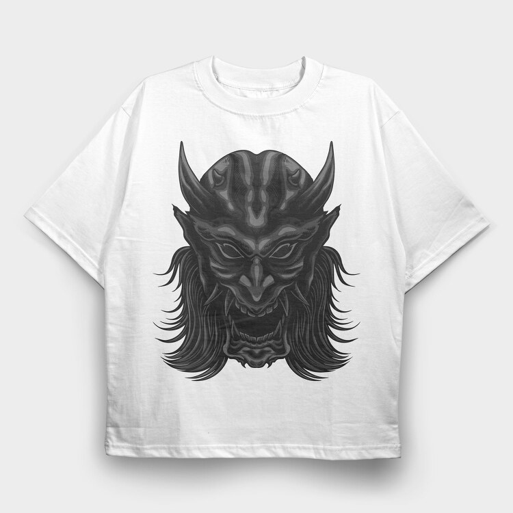 Dark Demon Roar, Tricou Oversize Barbati (Unisex)