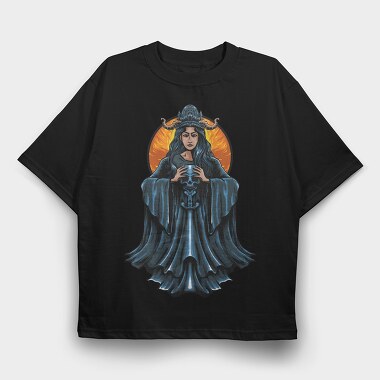Dark Queens Cloak, Tricou Oversize Barbati (Unisex)