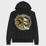 Day Of The Dead Skull, Hanorac Oversize Barbati (Unisex)