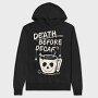 Decaf Death Before, Hanorac Oversize Barbati (Unisex)