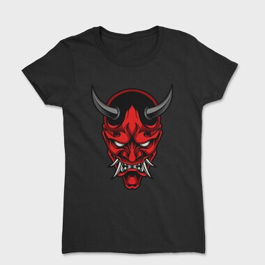 Demon Mask Red, Tricou Femei