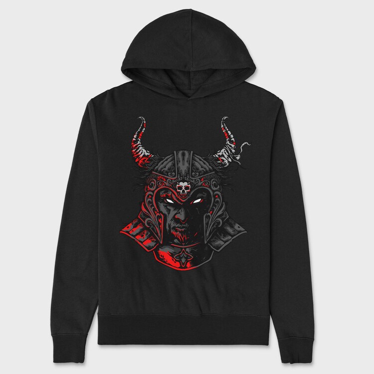 Demon Samurai, Hanorac Oversize Barbati (Unisex)