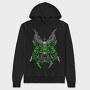 Demon Skull Horns, Hanorac Oversize Barbati (Unisex)