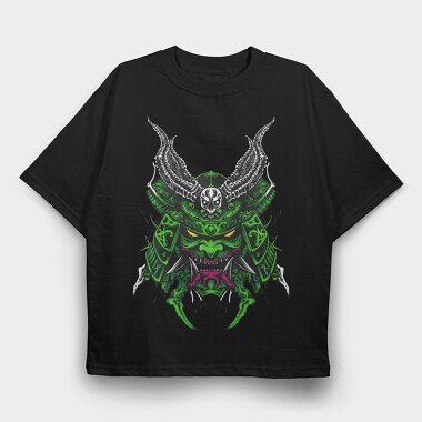 Demon Skull Horns, Tricou Oversize Barbati (Unisex)