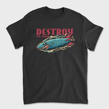 Destroy The World, Tricou Barbati (Unisex)