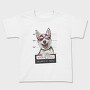 Dog Mugshot Warning, Tricou Copii