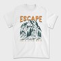 Escape Cabin Mountain, Tricou Barbati (Unisex)