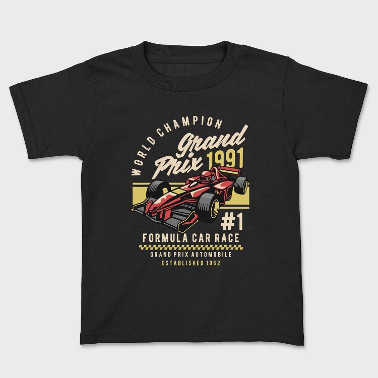 F1 Grand Prix 1991, Tricou Copii