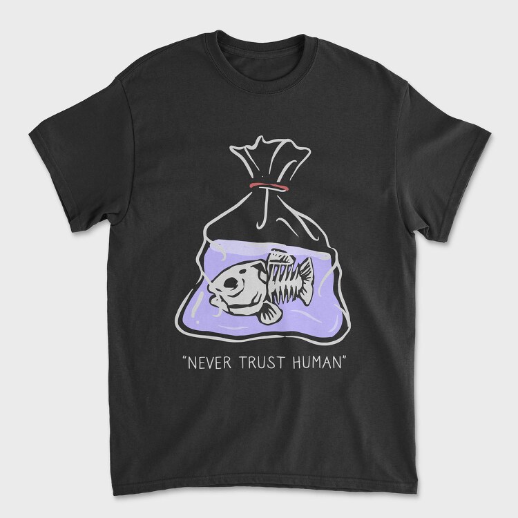 Fish Bag Trust, Tricou Barbati (Unisex)