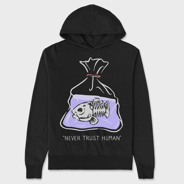 Fish Bag Trust, Hanorac Oversize Barbati (Unisex)