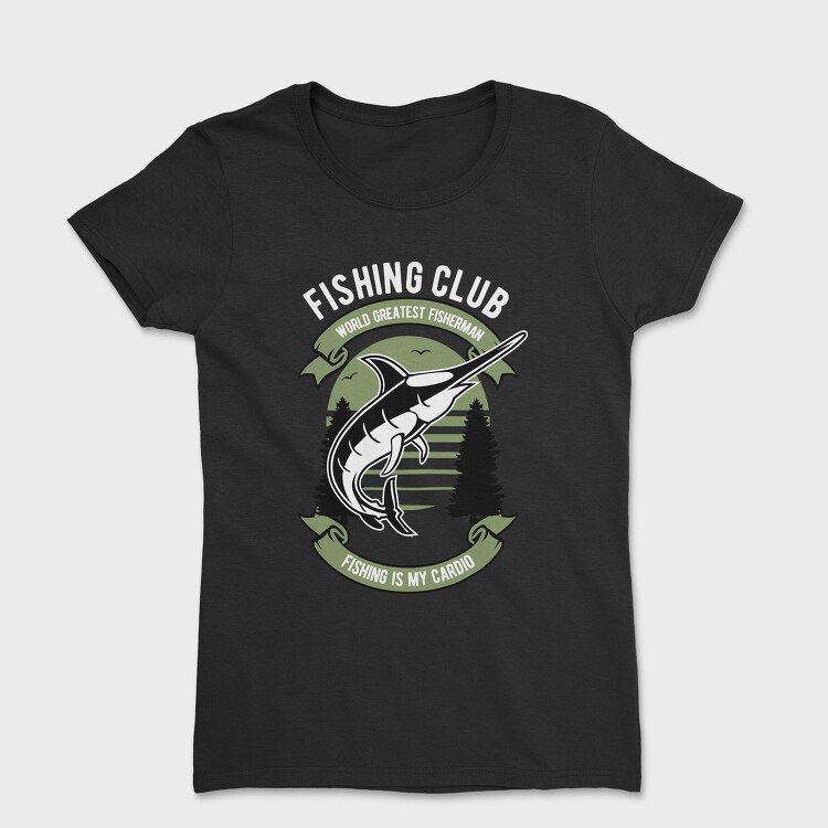 Fishing Cardio Marlin, Tricou Femei