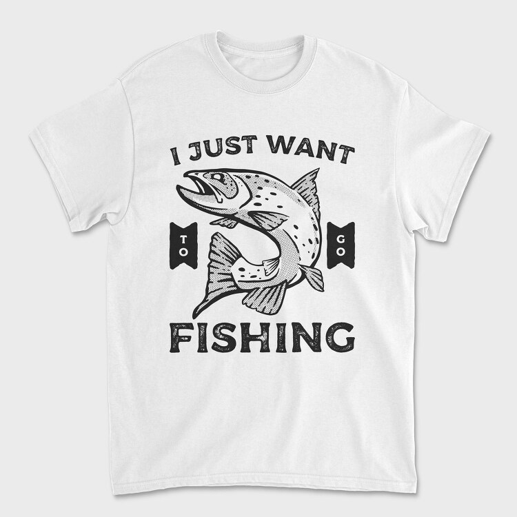 Fishing Escapade, Tricou Barbati (Unisex)