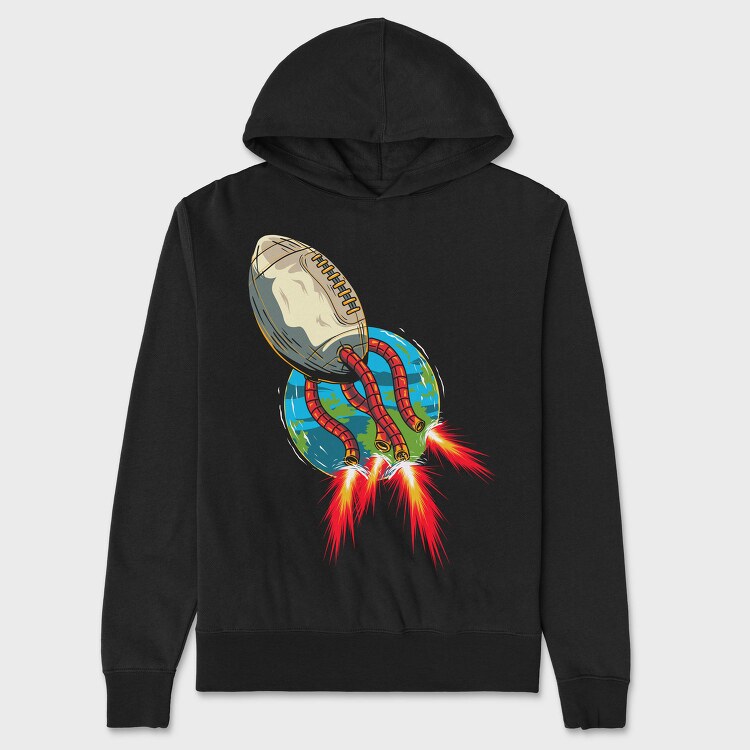 Football Planet Blast, Hanorac Oversize Barbati (Unisex)