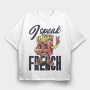 French Fries Peace, Tricou Oversize Barbati (Unisex)