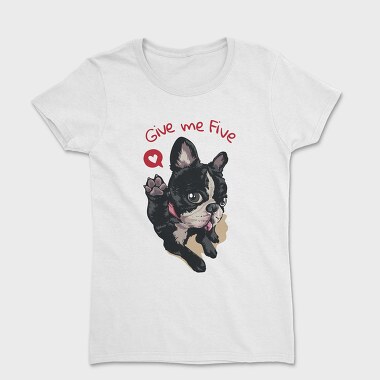 Frenchie Five Love, Tricou Femei