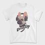 Frenchie Tunes Up, Tricou Barbati (Unisex)