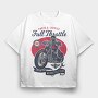 Full Throttle Garage, Tricou Oversize Barbati (Unisex)