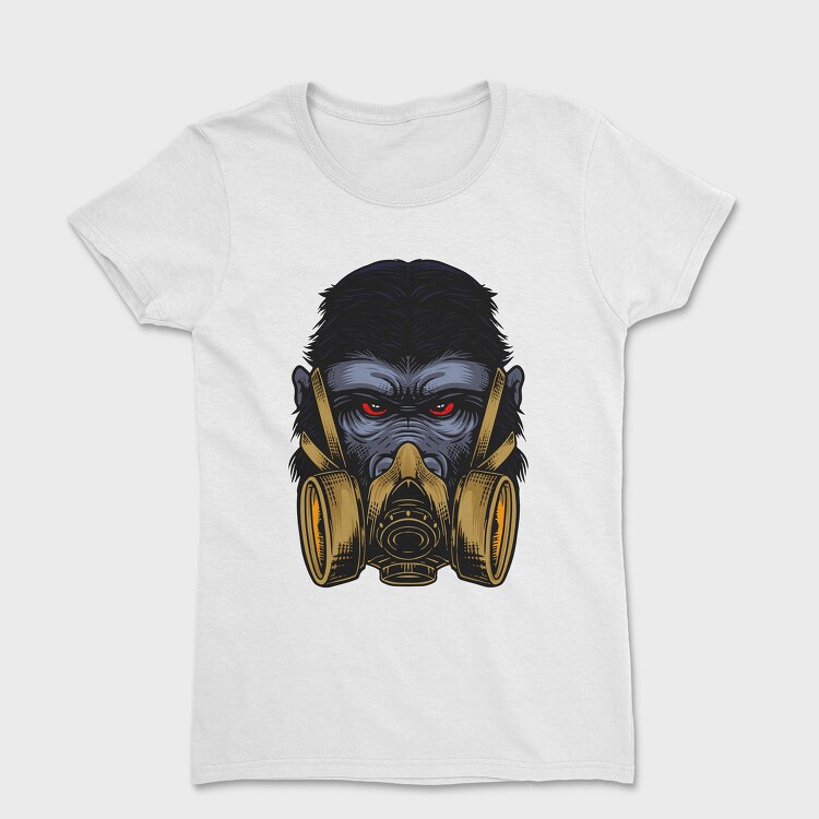 Gas Mask Gorilla, Tricou Femei