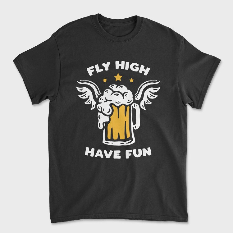 Golden Stars And H, Tricou Barbati (Unisex)