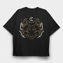 Golden Wolf Dreams, Tricou Oversize Barbati (Unisex)