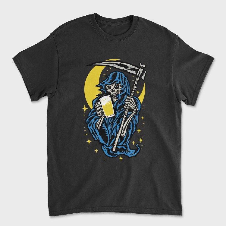 Grim Reaper Beer, Tricou Barbati (Unisex)