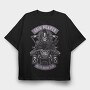 Grim Reaper Club 1, Tricou Oversize Barbati (Unisex)