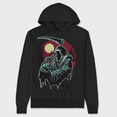Grim Reaper Moon, Hanorac Oversize Barbati (Unisex)