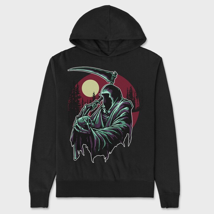 Grim Reaper Moon, Hanorac Oversize Barbati (Unisex)