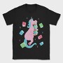 Unicorn Book Lover, Tricou Barbati (Unisex)