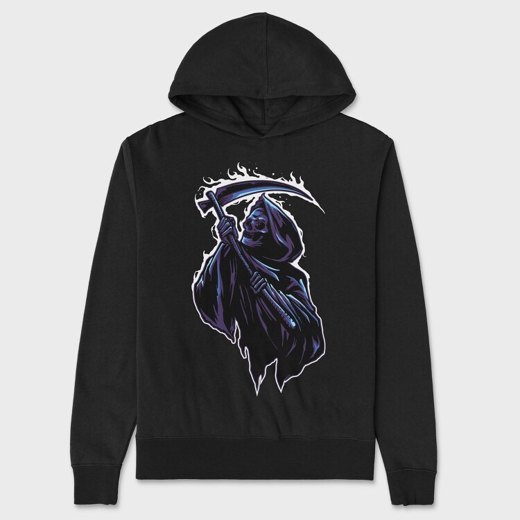 Grim Reaper, Hanorac Oversize Barbati (Unisex)