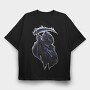 Grim Reaper, Tricou Oversize Barbati (Unisex)