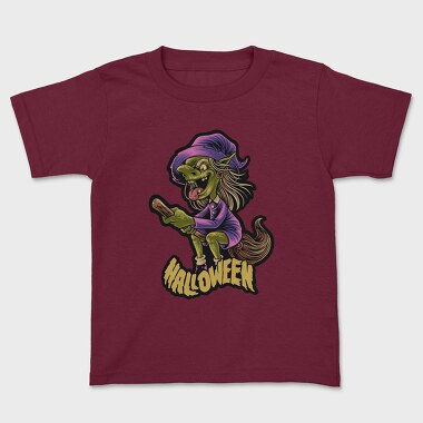 Halloween Witch Broom, Tricou Copii