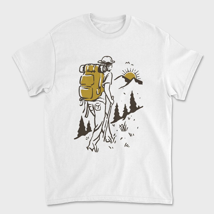 Hiking Adventure, Tricou Barbati (Unisex)