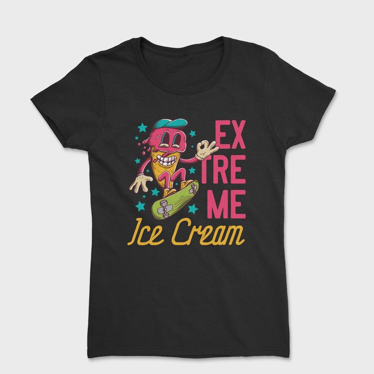 Ice Cream Skate Ok, Tricou Femei