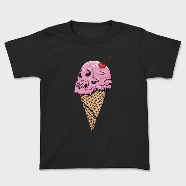 Icecream Skull Cherry, Tricou Copii