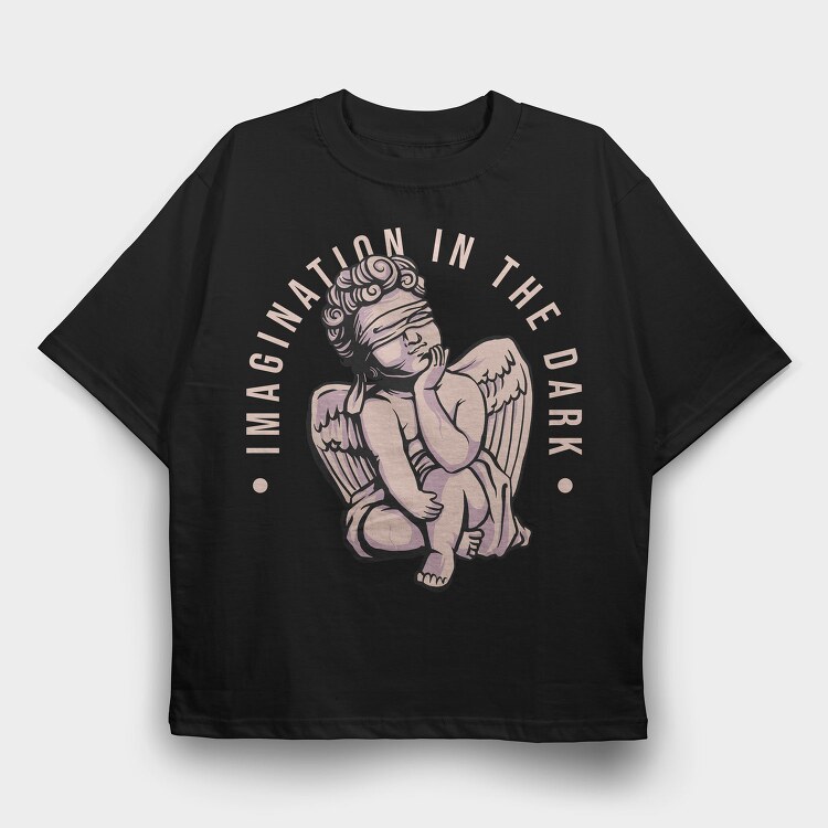 Imagination Angel, Tricou Oversize Barbati (Unisex)