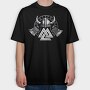Valknut Vikings, Tricou Oversize Barbati (Unisex)