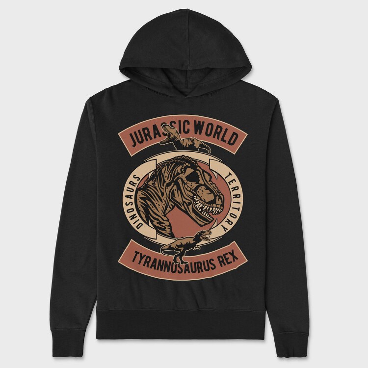 Jurassic World Rex, Hanorac Oversize Barbati (Unisex)